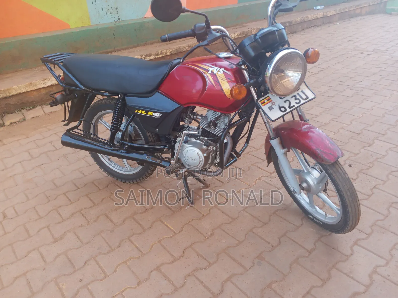 TVS XL 100 2025 Red