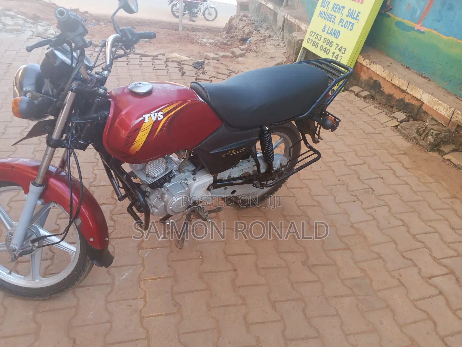 TVS XL 100 2025 Red