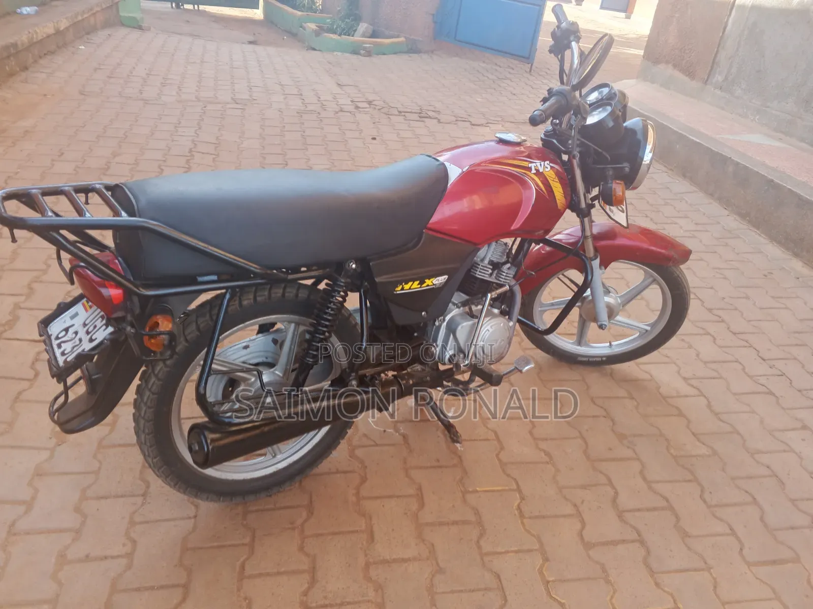 TVS XL 100 2025 Red