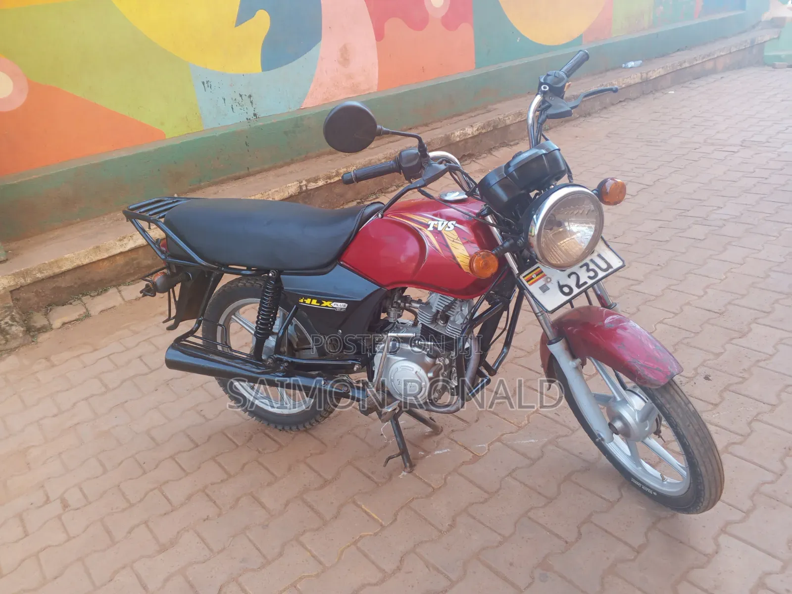 TVS XL 100 2025 Red