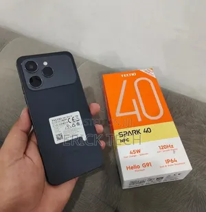 New Tecno Spark 40 256 GB Black