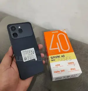 New Tecno Spark 40 256 GB Black