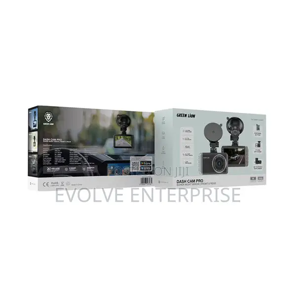 Green Lion Dash Cam Pro Front Rear With Super Night Vision