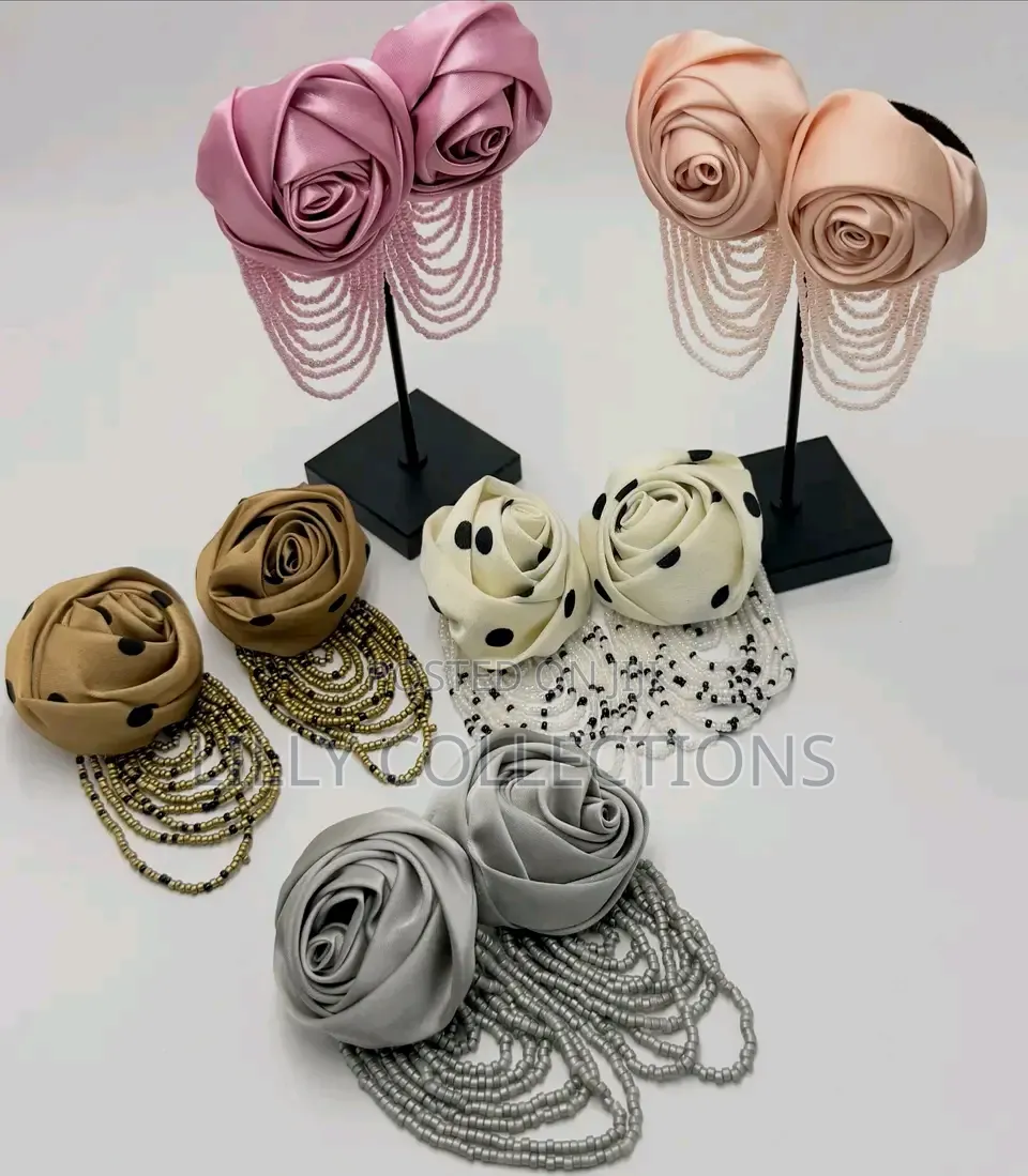 Bead Floral Earrings