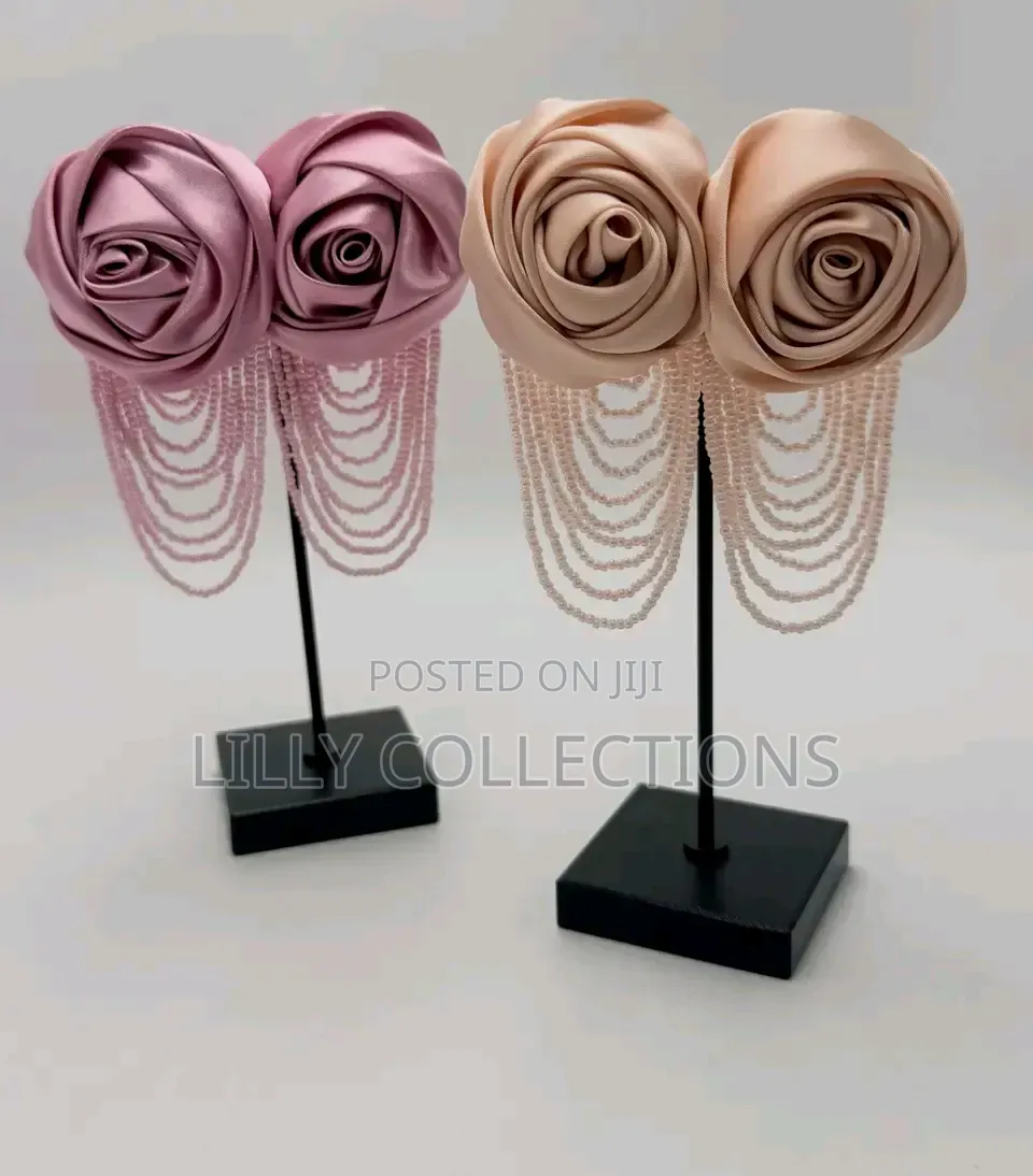 Bead Floral Earrings