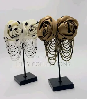 Bead Floral Earrings