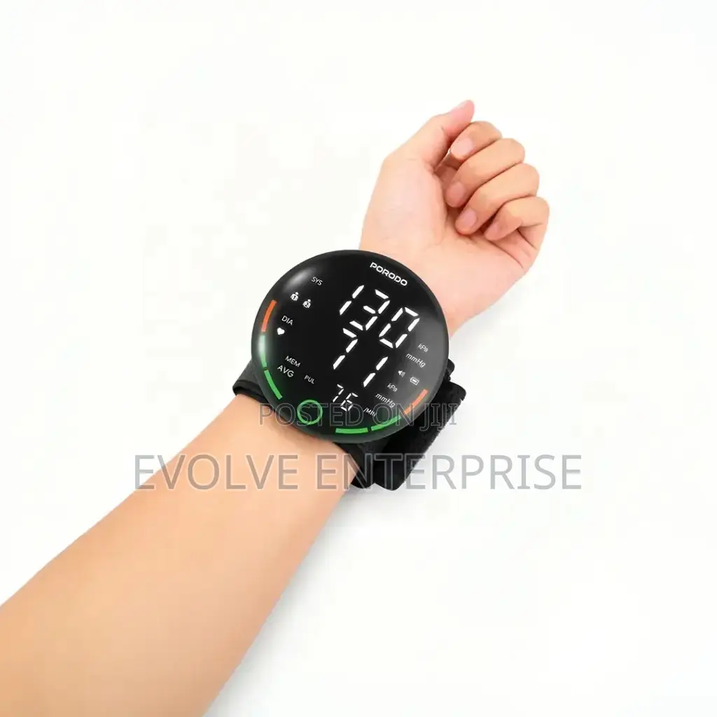 Porodo Liveon - Digital Blood Pressure Monitor With One-Key Measure