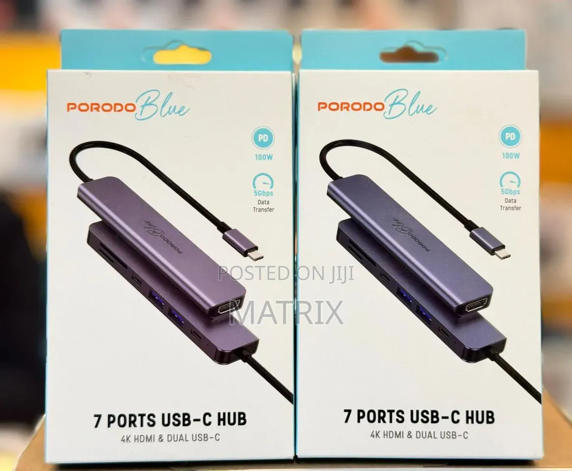 Porodo 7in1 Usb Hub