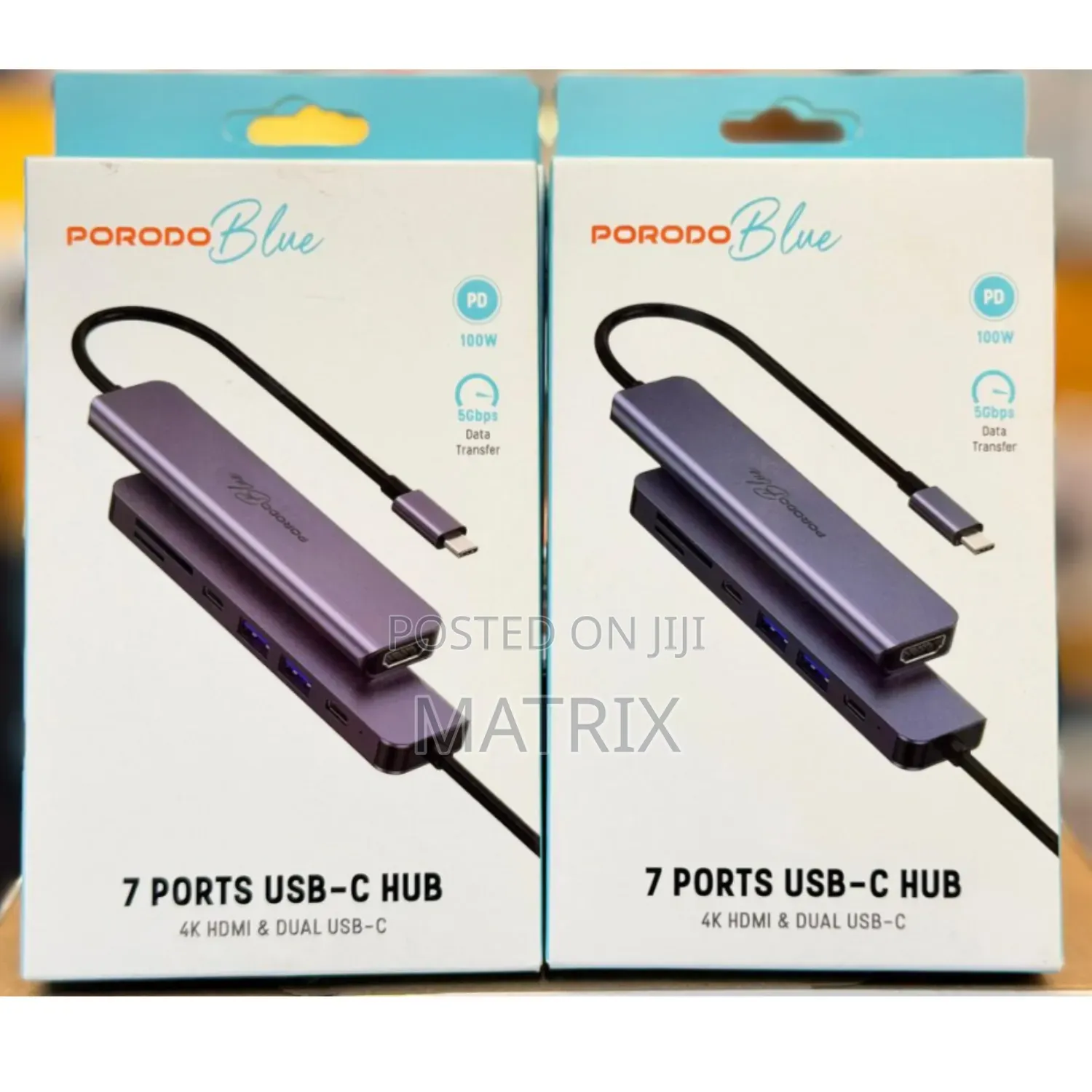 Porodo 7in1 Usb Hub