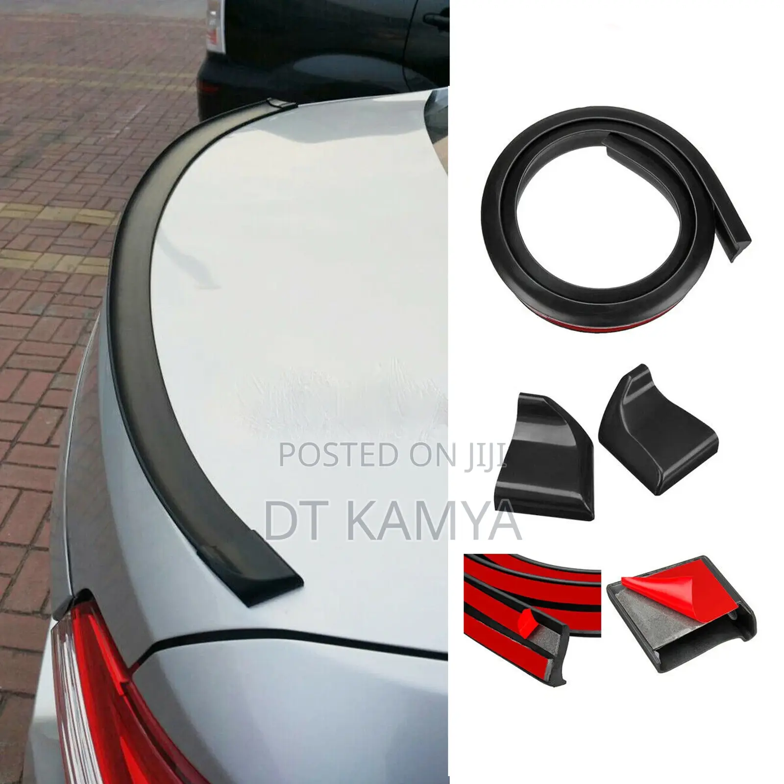Samurai Car Spoiler - Soft Rubber Universal Sticker Boot Spoiler