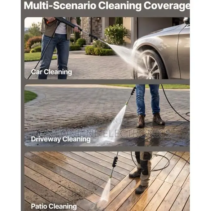 Big Car Bosho High Pressure Washer Is Designed for Heavy-Duty Cleaning