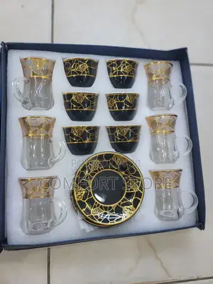 ,28 Piece Serving Dinner Mugs in Black