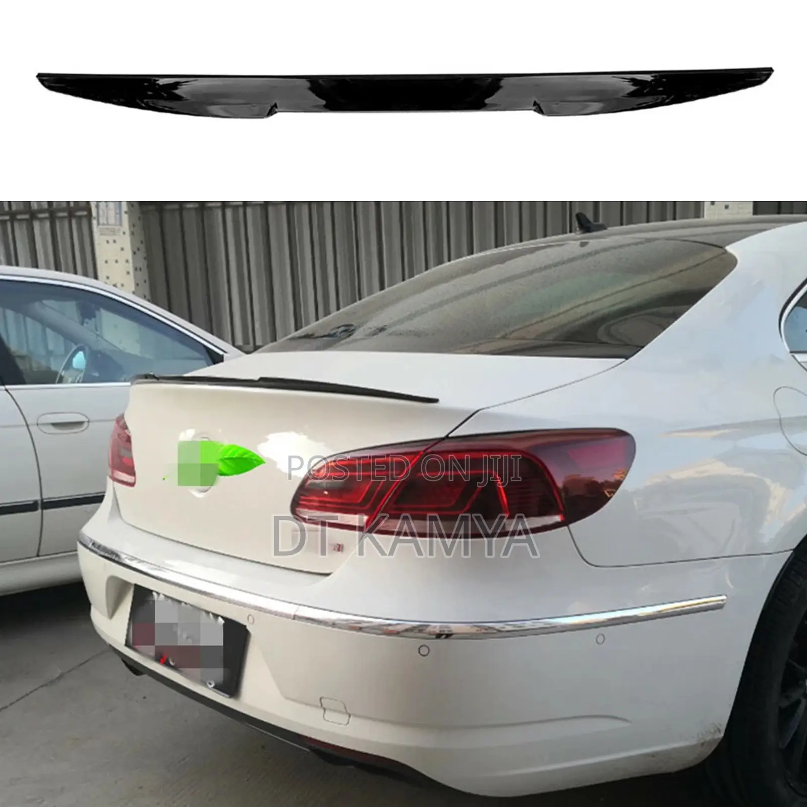 Car Boot Rubber Soft Spoiler Wing - For Mark X / Benz / BMW / Toyota