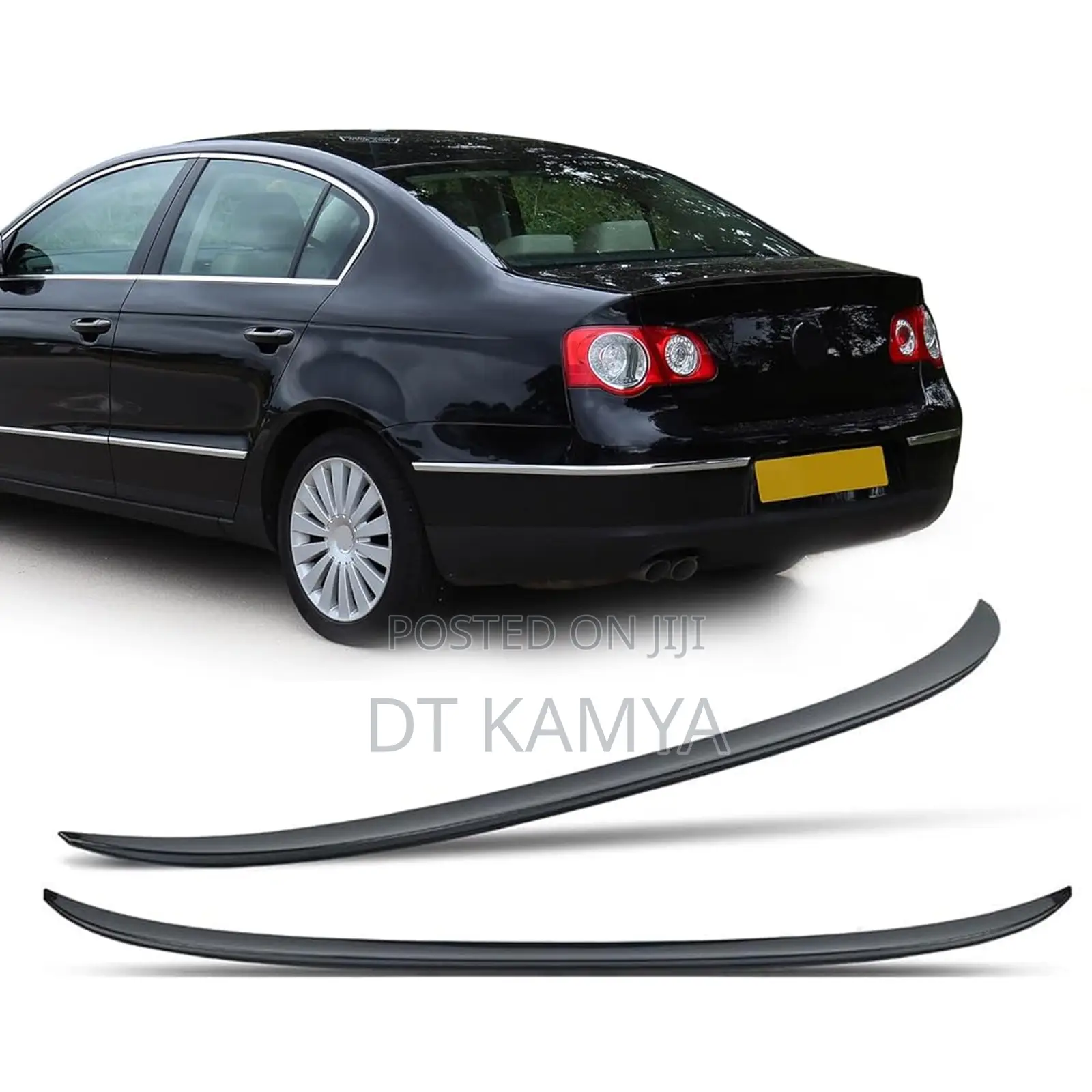 Car Boot Rubber Soft Spoiler Wing - For Mark X / Benz / BMW / Toyota