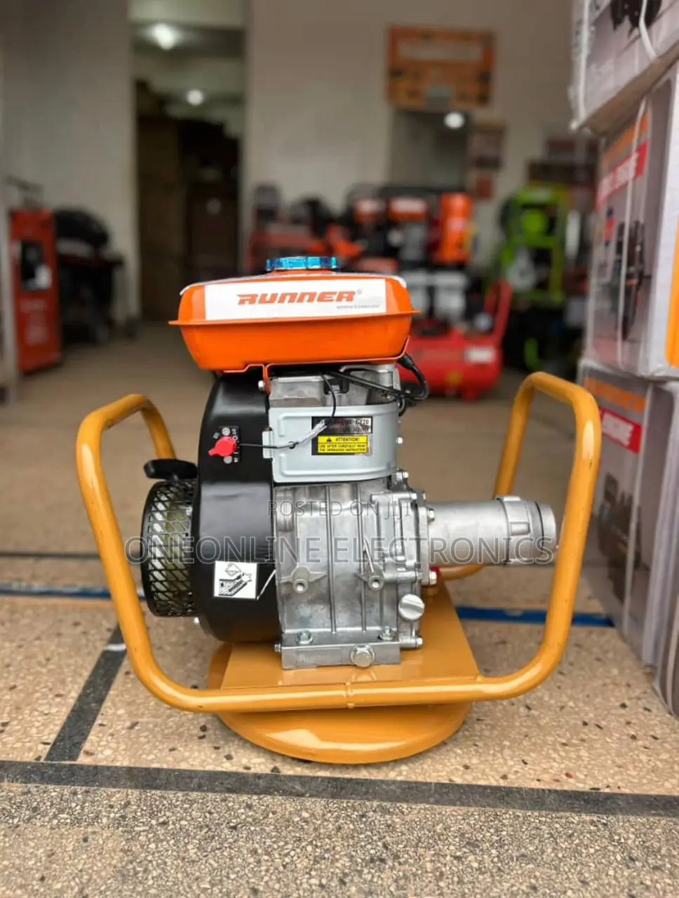 Runner Brand Gasoline-Powered Concrete Vibrator