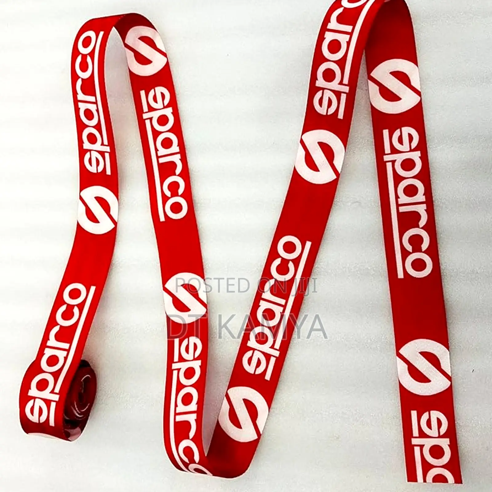 Sparco Style Car Racing Seat Belts - Seat Belt Upgrade / Color - Red