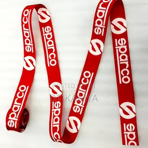 Sparco Style Car Racing Seat Belts - Seat Belt Upgrade / Color - Red