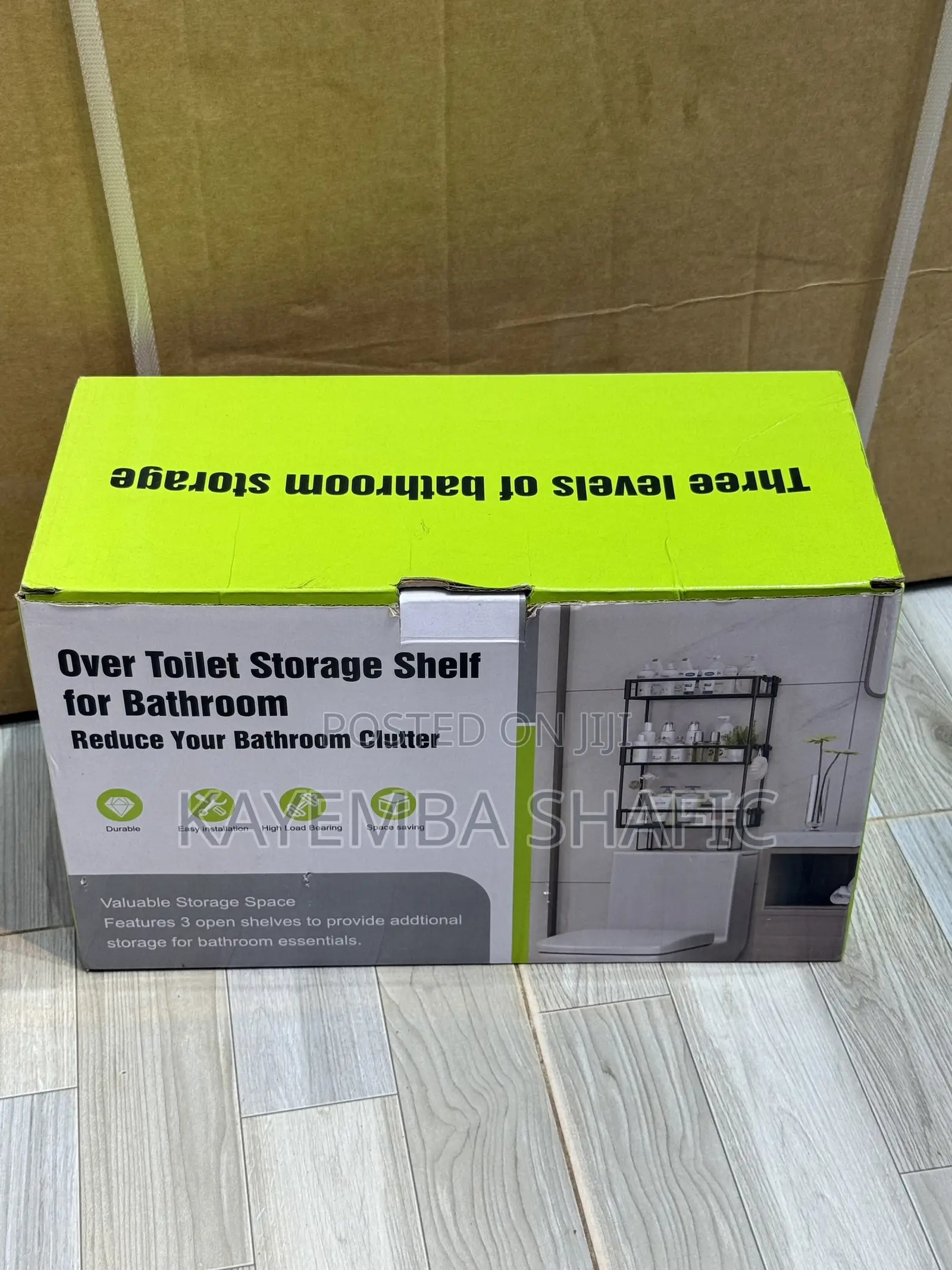 3-Tier Over Toilet Storage Shelf Bathroom Rack Organizer