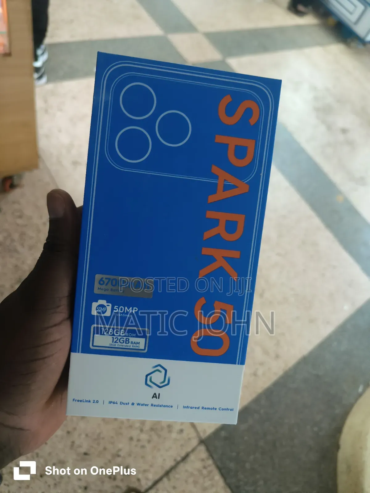 New Tecno Spark 50 128 GB Black
