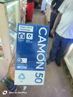 New Tecno Camon 50 Pro 256 GB Black