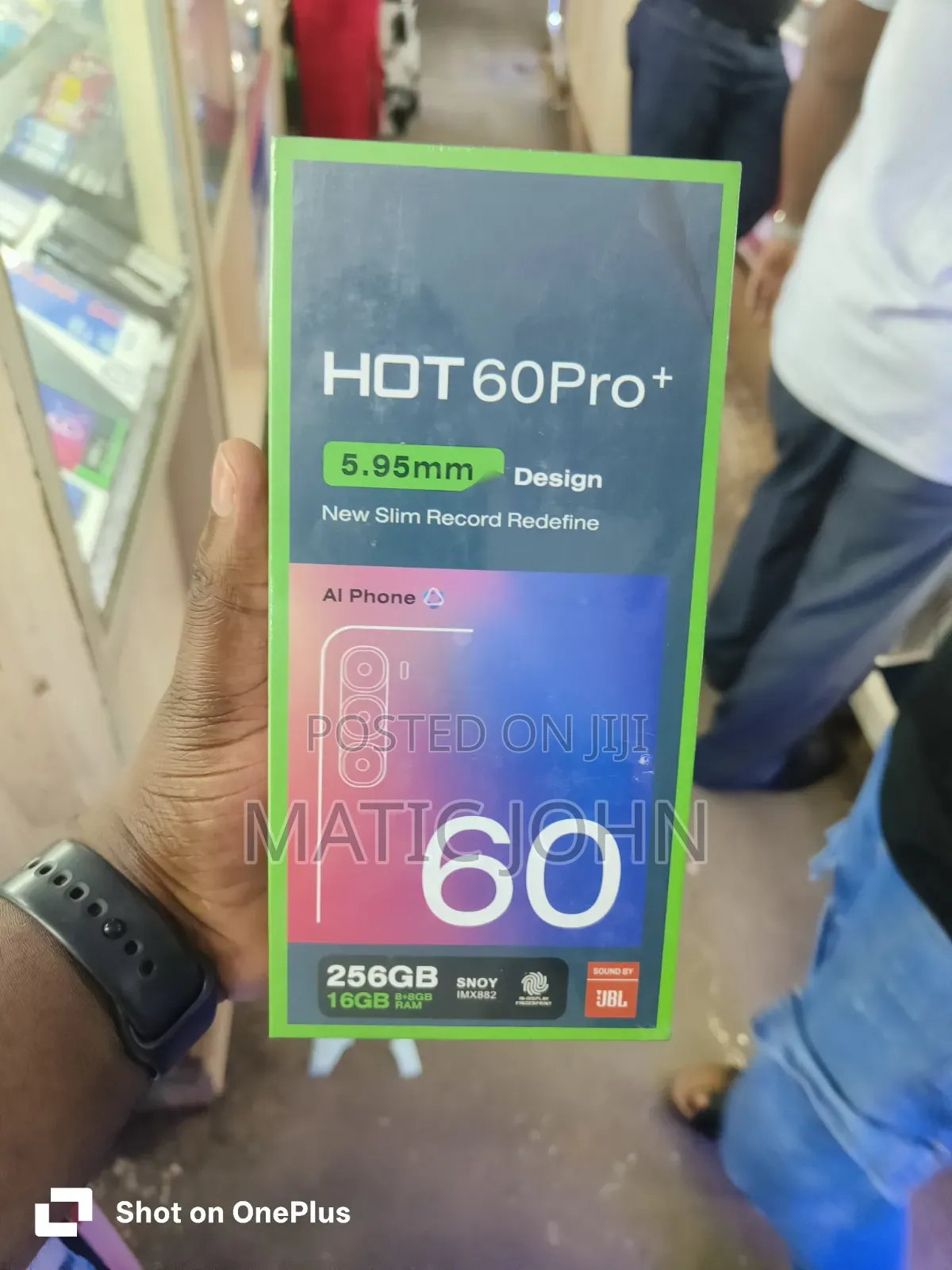 New Infinix Hot 60 Pro+ 256 GB Black