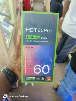 New Infinix Hot 60 Pro+ 256 GB Black