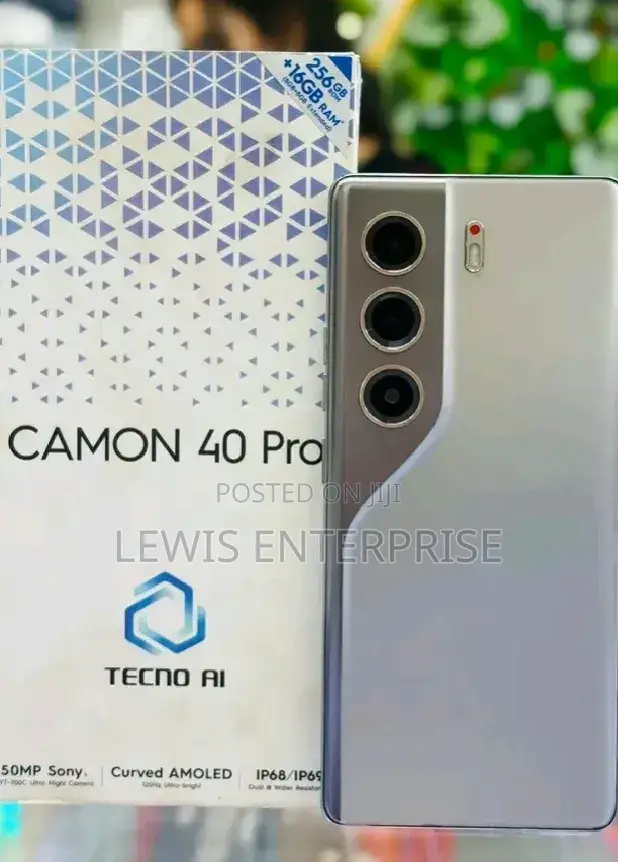 New Tecno Camon 40 Pro 4G 256 GB Gray