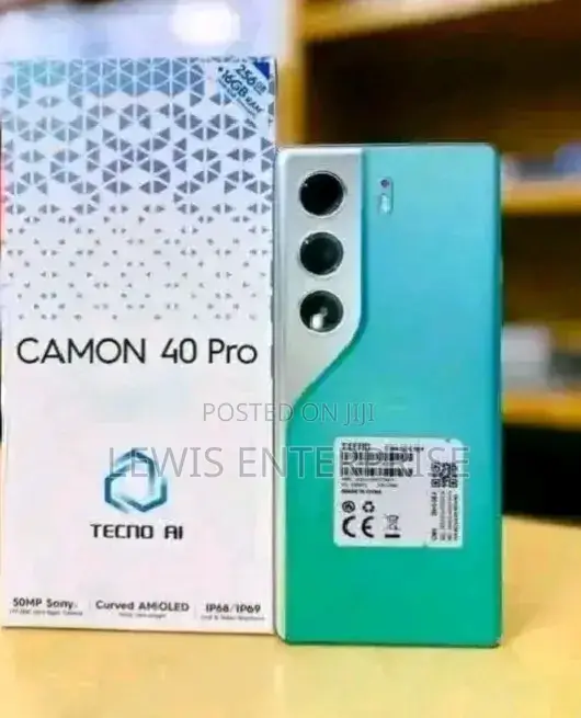 New Tecno Camon 40 Pro 5G 256 GB Green