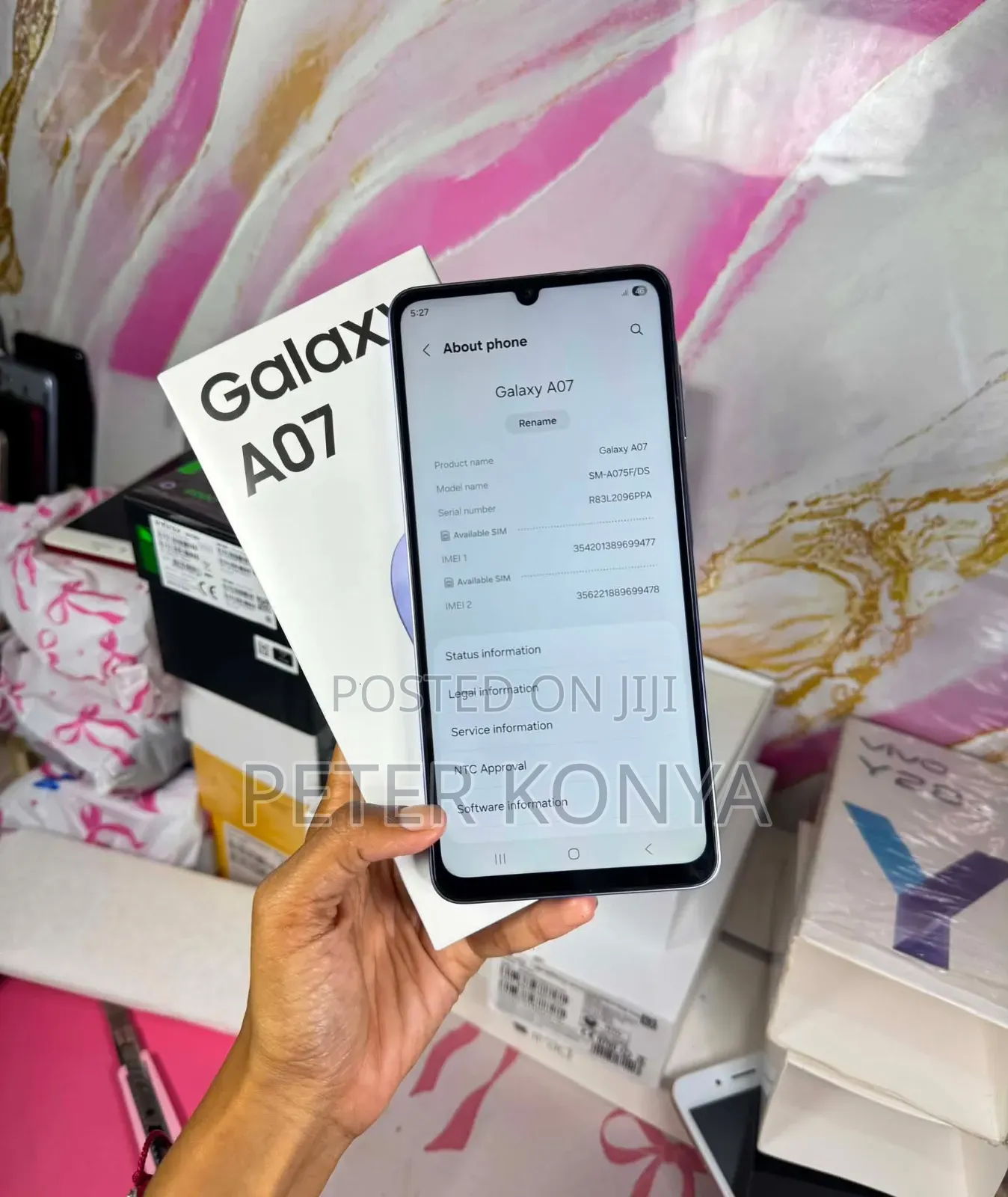 New Samsung Galaxy A07 128 GB Purple