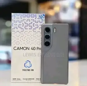 New Tecno Camon 40 Pro 5G 256 GB Black