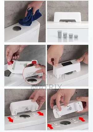 Touchless Toilet Flusher, Rechargeable Sensor Automatic Toilet Flusher