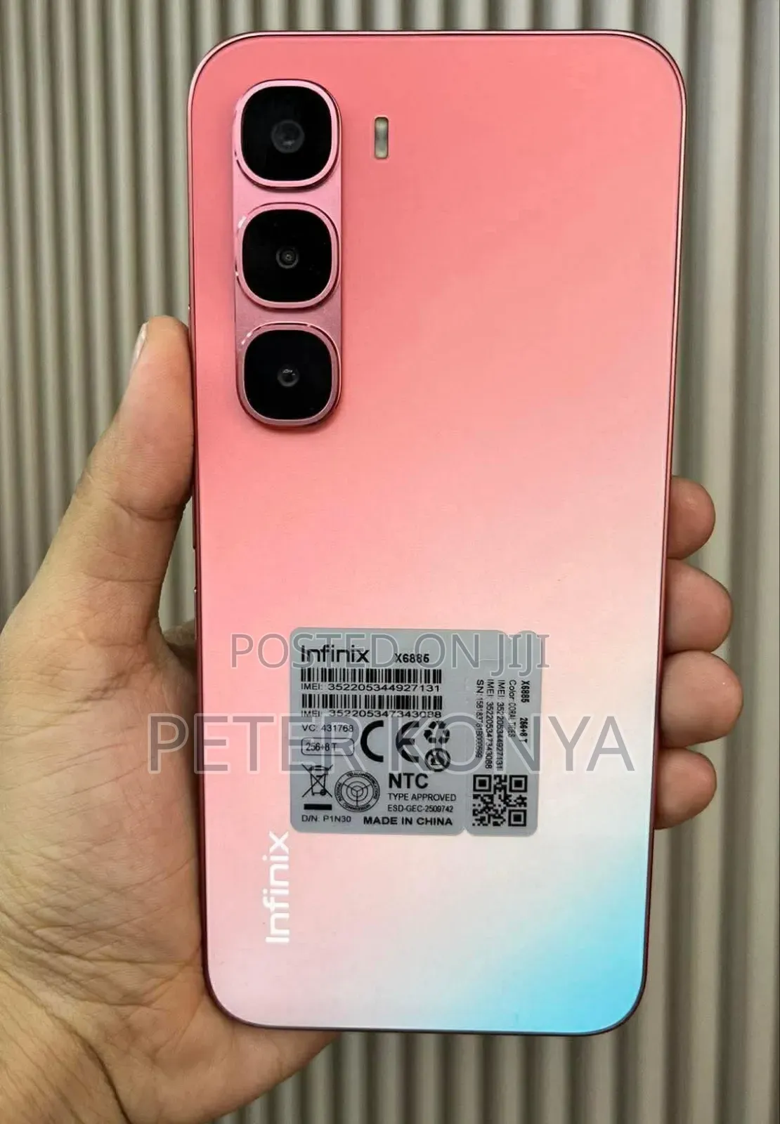 New Infinix Hot 60 Pro 256 GB Pink