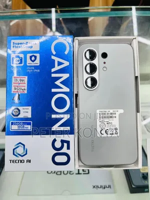 New Tecno Camon 50 256 GB Silver