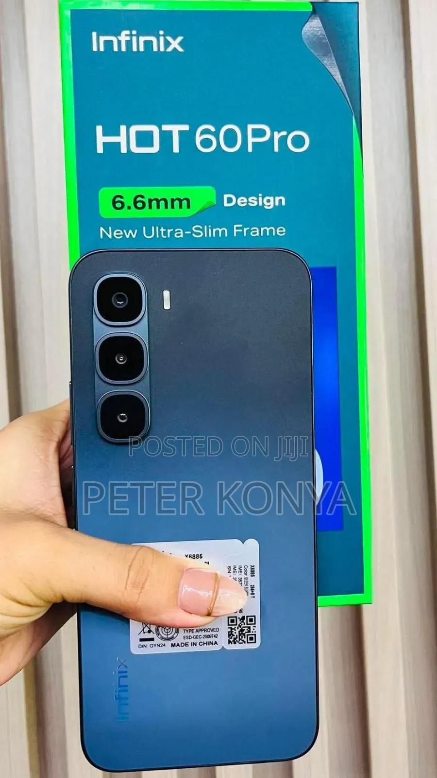 New Infinix Hot 60 Pro 256 GB Blue