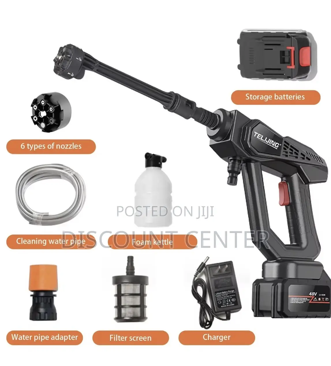 Pressure Gun 6 Nozzles
