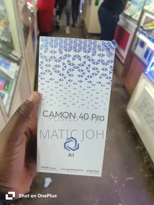 New Tecno Camon 40 Pro 5G 256 GB Black