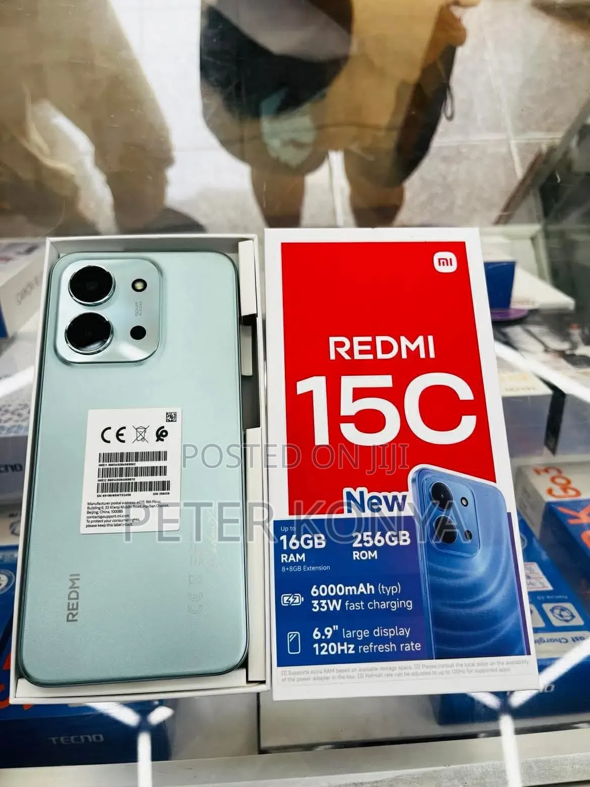 New Xiaomi Redmi 15C 4G 256 GB Green