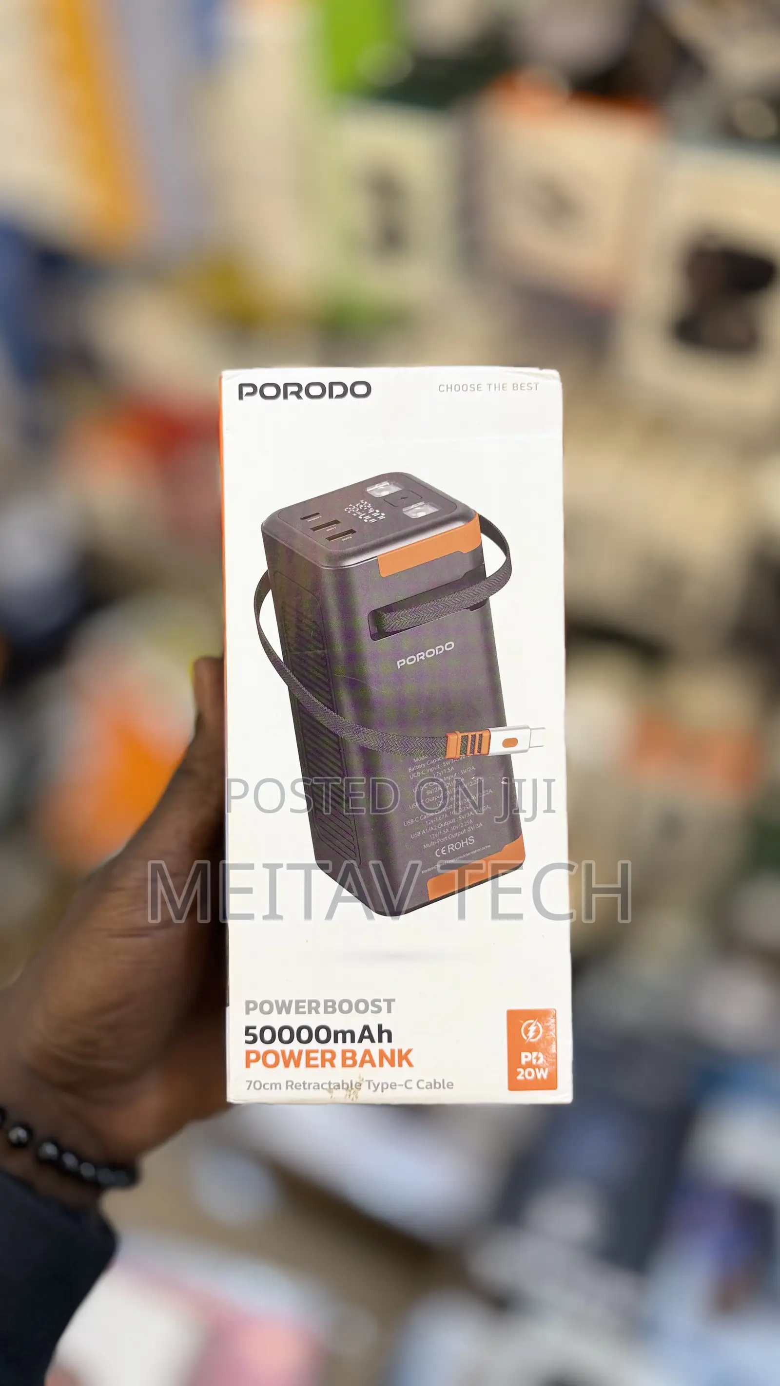 Porodo Power Boost 50000mah Power Bank