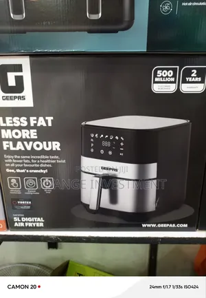 5l Digital Air Fryer. Geepas Digital Air Fryer