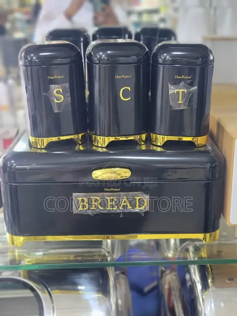 Sugar Bowl and Bread Storage