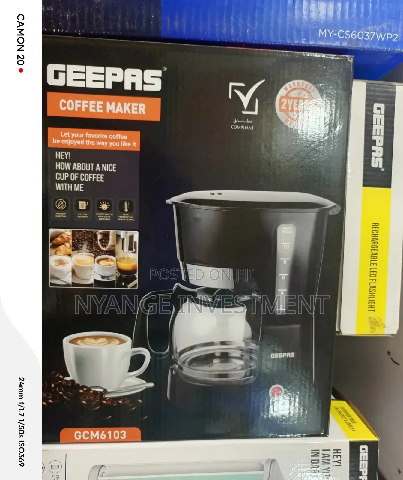 Geepas Coffee Maker 6103