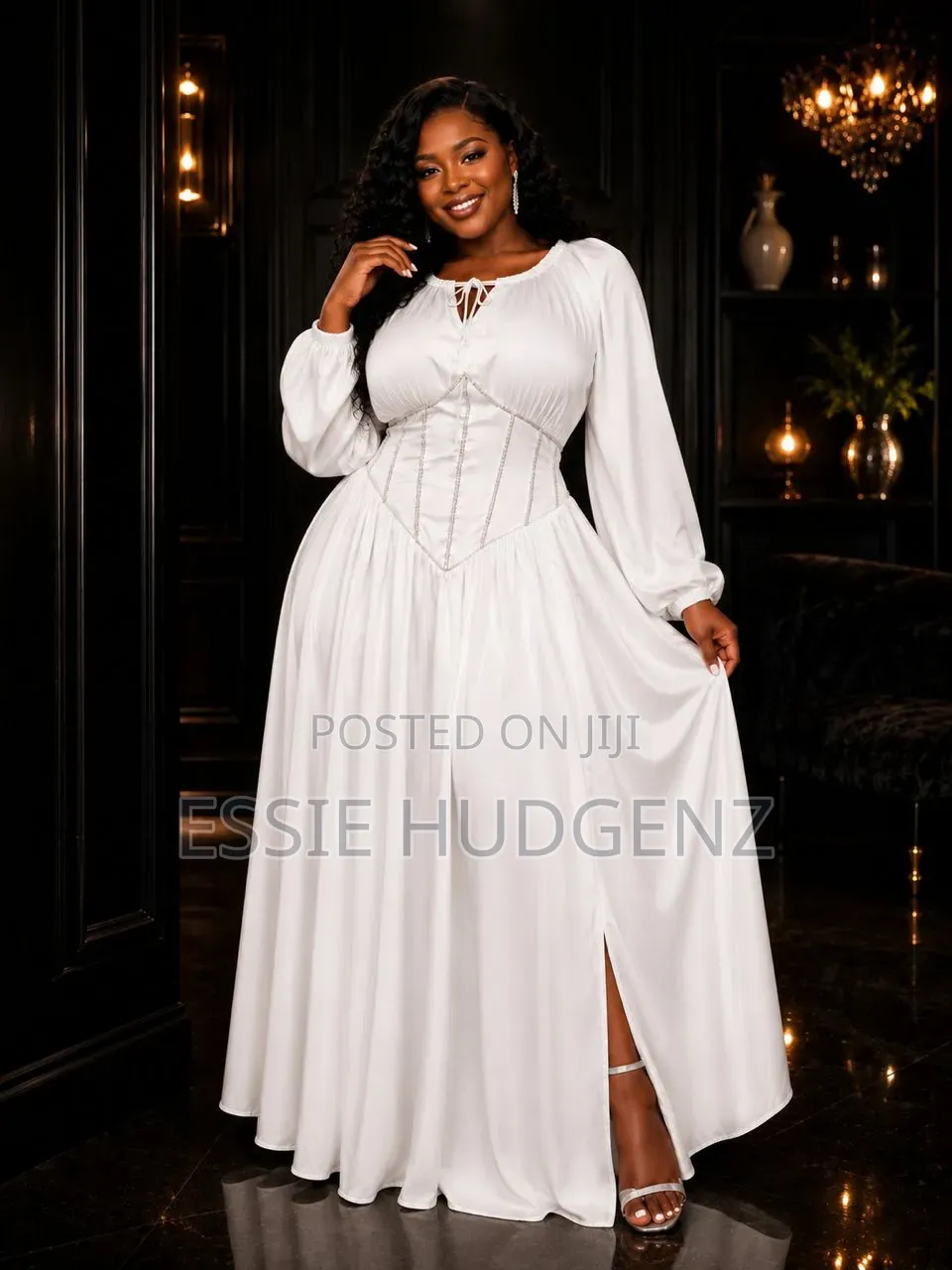 Dress for Ladies With Good Satin