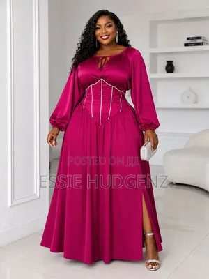 Dress for Ladies With Good Satin