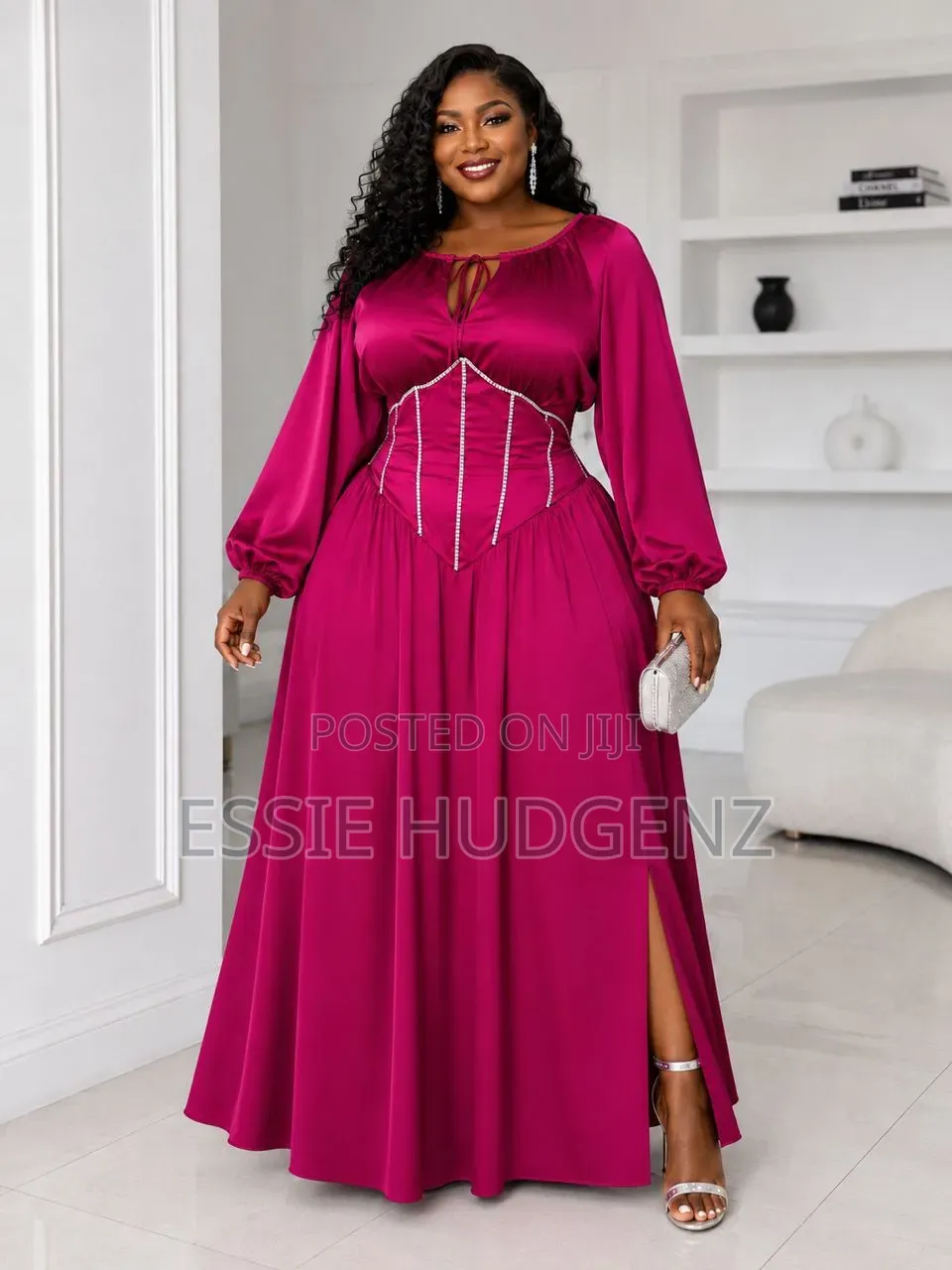 Dress for Ladies With Good Satin