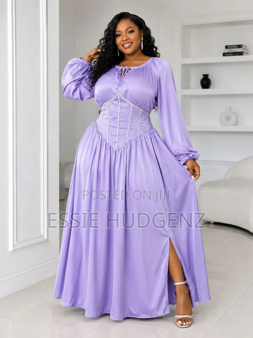 Dress for Ladies With Good Satin