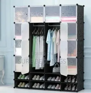 Four Columns Plastic Closet