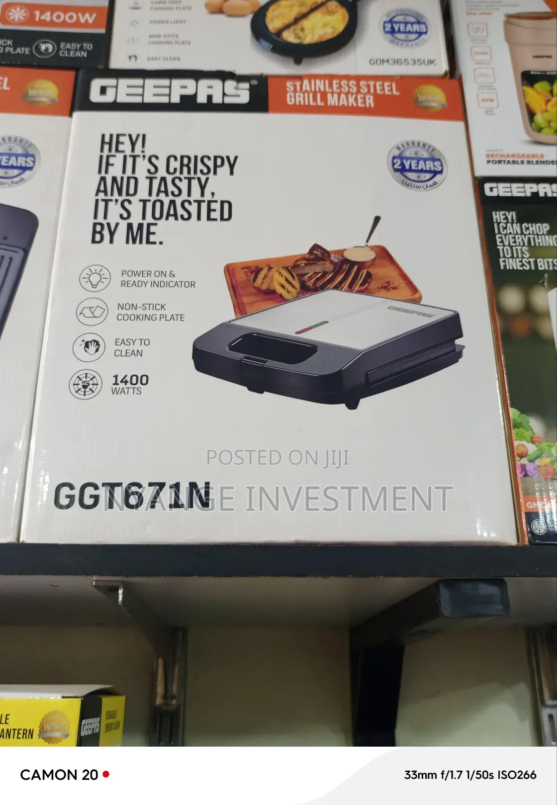 Geepas Grill Maker
