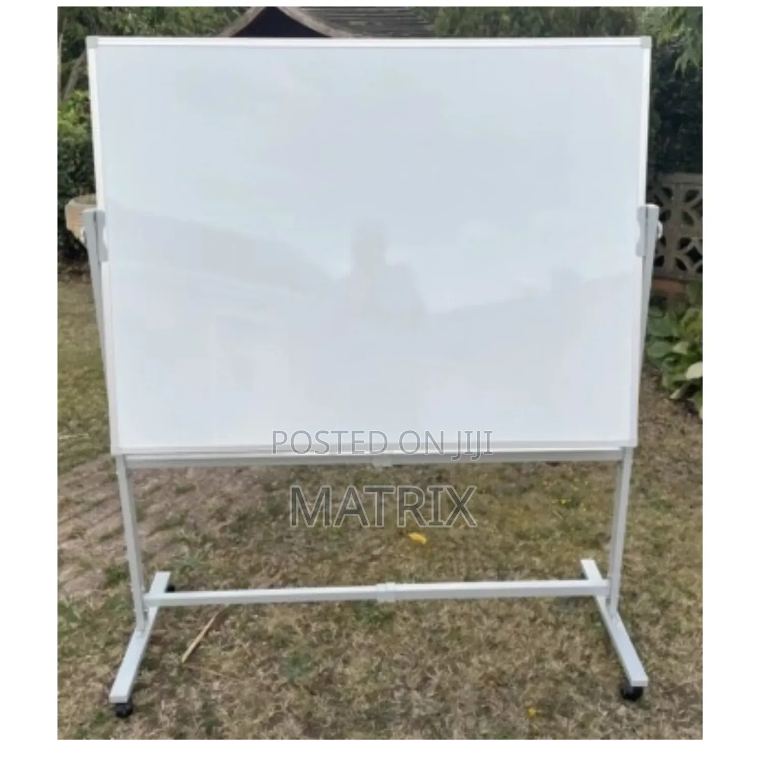 90x150 Double Sided Whiteboard With Movable Stand