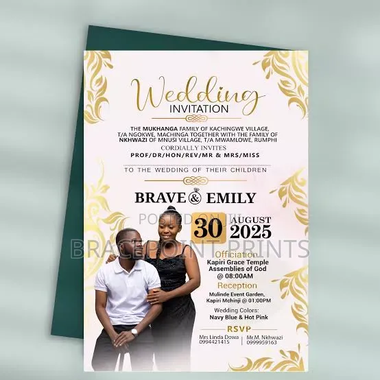 Professional Printing of Wedding Invitation / Pledge Cards Etc