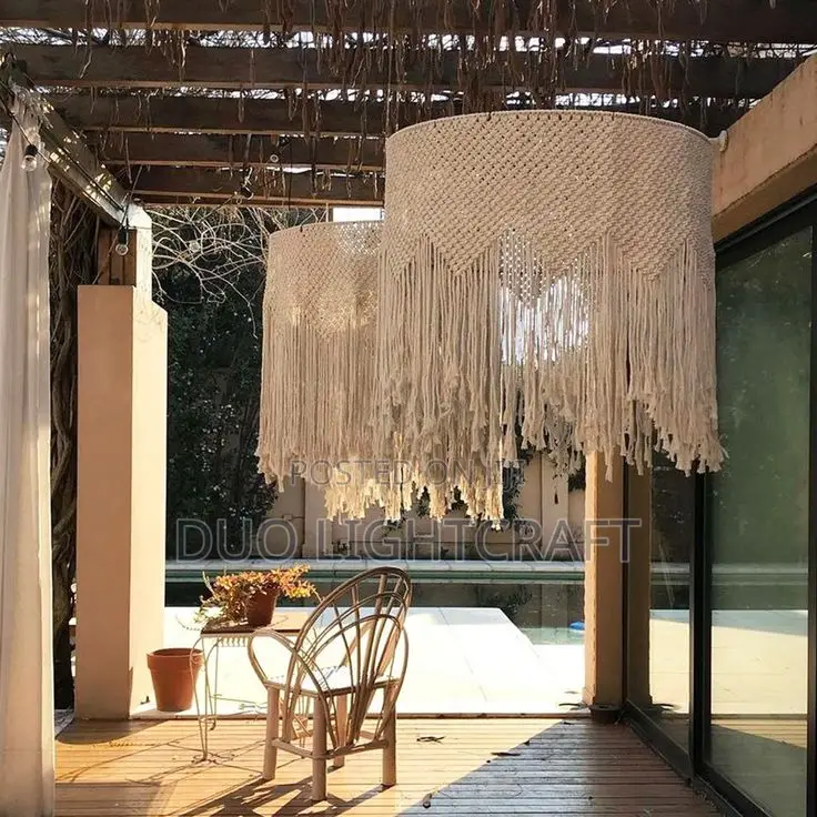 Macrame Chandeliers~Handwoven Boho Elegance